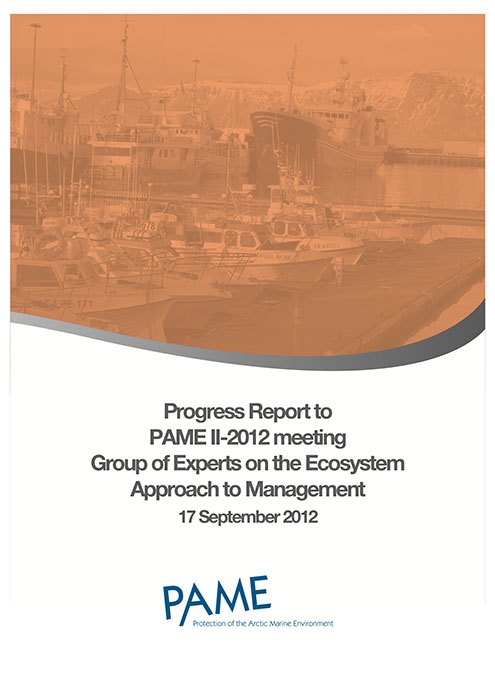EA Progress Report PAME II 2012