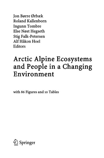 Pavlov, V. (2007). Modeling of long-range transport of contaminants from potential sources in the Arctic Ocean by water and sea ice. In: J.B. Ørbaek, R. Kallenborn, I. Tombre, E. N. Hegseth, S. Falk-Petersen, A. H. Hoel Arctic Alpine Ecosystems and People