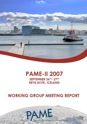 PAME II 2007 Meeting Report
