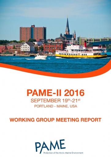 PAME II 2016 Meeting report