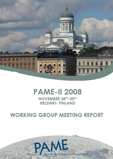 PAME II 2008 Meeting Report