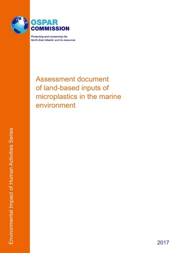 OSPAR Commission (2017). Assessment document of land-based inputs of microplastics in the marine environment. OSPAR No.: 94.