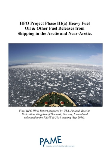 HFO in the Arctic Phase IIIa