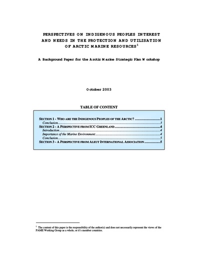 Background document - IPS paper