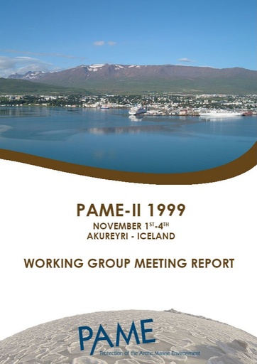 PAME II 1999 Meeting Report
