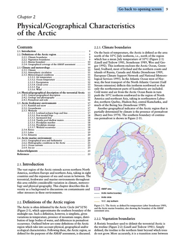 AMAP 1998 Chapter 2 - Physical/Geographical Characteristics of the Arctic