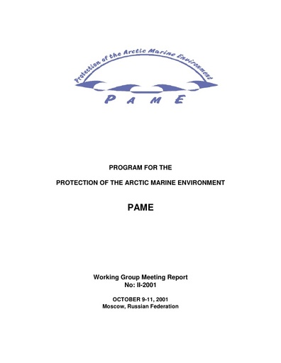 PAME II 2002 Meeting report